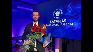 Spāņu valodas skolotājs Francisco Nunez  quotLatvijas gada skolotājs 2024quot [upl. by Atled]