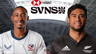 USA 7s vs NEW ZEALAND 7s Singapore 7s QUARTER FINAL 2024 Live Commentary [upl. by Anida]