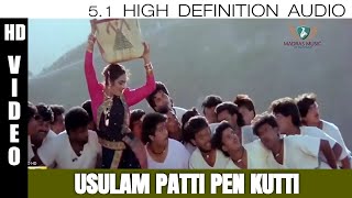 Usalampatti Penkutti  Gentleman  1080p HD Video Song [upl. by Buroker]