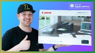 Endlich ein guter AirPrint Drucker unter 80€ Canon Pixma TR4650 Ersteindruck  TechnikLoft [upl. by Ydissak]