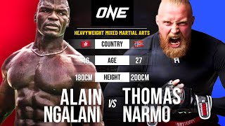 Alain Ngalani vs quotThe Last Vikingquot  Full Fight Replay [upl. by Atinhoj]