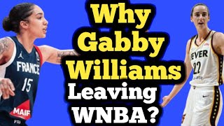 Gabby Williams Of Seattle Storm Leaves WNBA  A Decision Linked to Caitlin Clark and Pay Disparities [upl. by Gardel145]