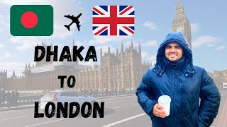 ✈️ DHAKA TO LONDON  ঢাকা থেকে লন্ডন 🇧🇩 🇬🇧  TRAVEL VLOG  VLOG 47 [upl. by Janiuszck]