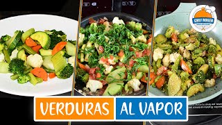 Verduras al vapor sin vaporera a la mantequilla al mojo de ajo para toda la semana [upl. by Nylecsoj]