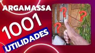 ARGAMASSA do AMADEIRADO ao Cimento Queimado 1001 UTILIDADES [upl. by Merridie]