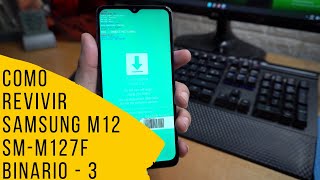 Como Revivir o Flashear Samsung Galaxy M12 SMM127F  BINARIO 3 [upl. by Latsirk]