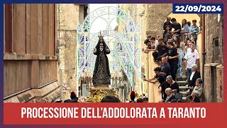 Taranto processione dellAddolorata 2024 [upl. by Allenrad]