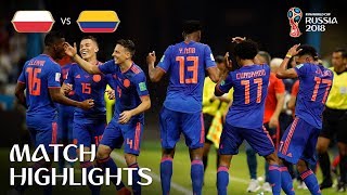 Poland v Colombia  2018 FIFA World Cup  Match Highlights [upl. by Notrab887]