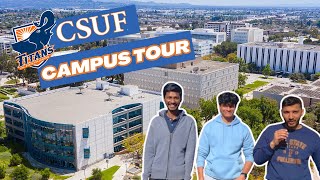 California State University Fullerton Campus Tour CSUF Tour CSUF Walking Campus Tour [upl. by Telrats]