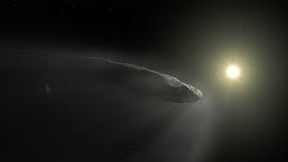 Animation of Oumuamua outgassing [upl. by Attenaz]