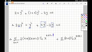 iii Series Solution of Differential Equations Frobenius Method [upl. by Kezer622]