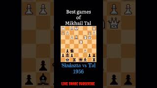 👌 😱 games of Mikhail Tal shorts ytshorts chess ches [upl. by Raynah]