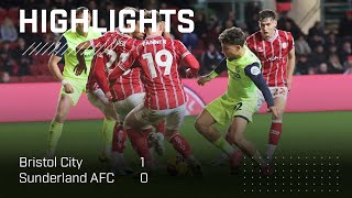 Defeat At Ashton Gate  Bristol City 1  0 Sunderland AFC  EFL Championship Highlights [upl. by Shannon]