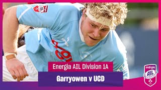 Garryowen v UCD  EnergiaAIL Highlights Mens Div 1A Rd 6 [upl. by Leachim]