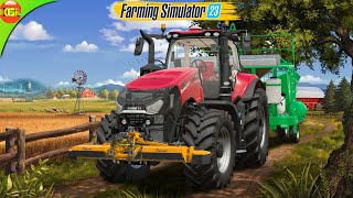 Planting Sugarcane again  John Deere amp CaseIH Farm FS23 114 [upl. by Earahc]