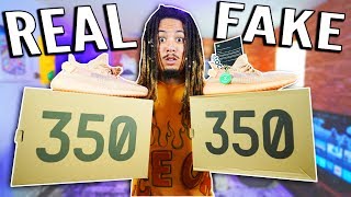 FAKE YEEZYS EXPOSED IN 2019  REAL VS FAKE YEEZYS ARE IDENTICAL [upl. by Leiso]