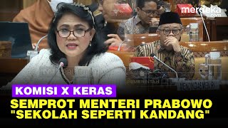 Keras Anita Demokrat Blak blakan Depan Menteri Muti Banyak Sekolah Seperti Kandang Binatang [upl. by Delora]