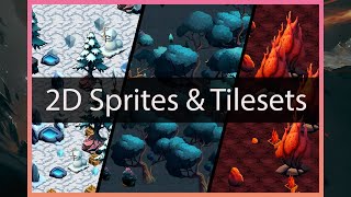 2D topdown sprites and tilesets  Unity Asset Store [upl. by Airamzul103]