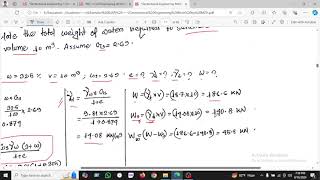 Lecture02  weightW volumeV relationship [upl. by Zane]