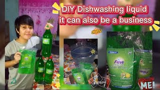 DIY Dishwashing Liquid  it can also be a business vlog fyp minivlog diy [upl. by Araed]