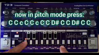 Arpegiator Bassline Programming easy bassline tutorial behringer td3 303 [upl. by Ahrens]