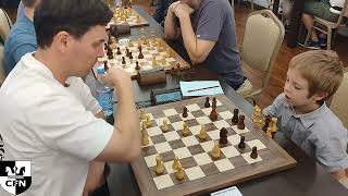 E Terentiev 1284 vs Gr Yunker 1311 Chess Fight Night CFN Rapid [upl. by Enelaehs294]