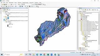 Parámetros Geomorfológicos de la Cuenca de Locumba en ArcGis [upl. by Nylaj]