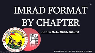 IMRAD FORMAT EXAMPLE RESEARCH [upl. by Charters945]