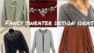 Fancy Ladies Sweater design ideas 2024  Winter Collection [upl. by Routh]