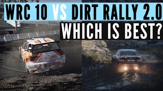 WRC 10 vs Dirt Rally 20 Which is the best rally game [upl. by Niltag]