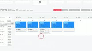 Dienstplan erstellen  Kostenlos und Online [upl. by Nylinnej]