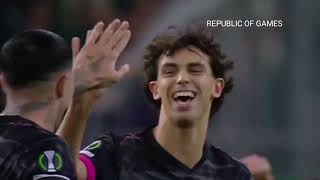 João Félix Double Goal vs Panathinaikos Christopher Nkunku Penalty Goal Chelsea vs Panathinaikos [upl. by Roath]