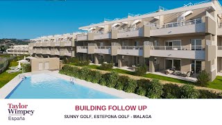 Sunny Golf Estepona Golf Construction progress  062024 [upl. by Anyela]