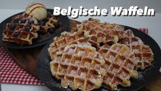 Die leckersten belgischen Waffeln  Einfaches Rezept [upl. by Nylidam]