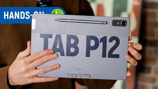 LENOVO TAB P12 uma BOA OPÇÃO de TABLET com TELA GRANDE e CONSTRUÇÃO PREMIUM  HandsOn [upl. by Beane]