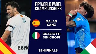 NO CHANCE  GalanSanz VS GraziottiSinicropi  WORLD PADEL CHAMPIONSHIPS 2024  Highlights [upl. by Ambie411]