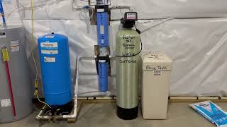 48000 grain quotElectronic Demandquot Automatic Metered Water Softener with 20quot Big Blue Filters [upl. by Treiber956]