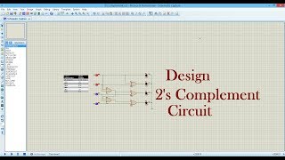 2s Complement Circuit [upl. by Aitam]