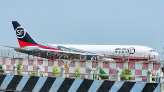 SF AIRLINES BOEING 767300ERF FREIGHTER [upl. by Kearney235]