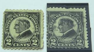 1922 2c Black Harding Stamp [upl. by Yaned]