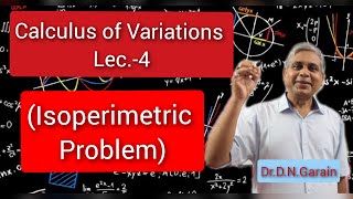 Calculus of Variations Lec4Isoperimetric Problem [upl. by Onurb]