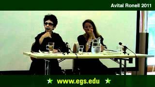 Avital Ronell Anne Dufourmantelle Fighting Theory 2011 [upl. by Server]