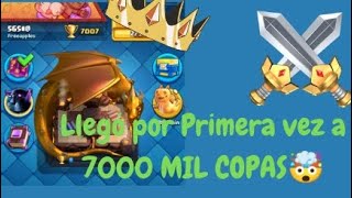 Llegó por PRIMERA vez a 7000 COPAS 🏆 En Clash Royale 💪🏼 view video 1k likes [upl. by Viviene644]