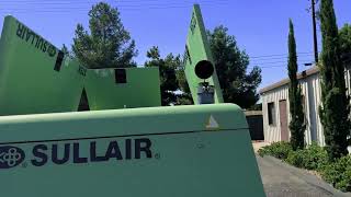 2010 Sullair 375H Air Compressor Towable [upl. by Eilagam]