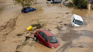 ALERTA en CATALUNYA barcelona se inunda por Fuertes lluvias y tormentas HOY [upl. by Rastus]