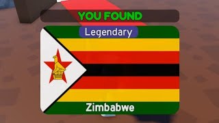 How to get ZIMBABWE Flag in FIND THE FLAGS Roblox  YELLOW KEY  Location [upl. by Oratnek]