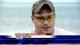 Rescuers react after shark attack in Vero Beach [upl. by Reh402]