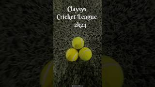 CLAYSYS Cricket League cricket indiacricket ipl sachintendulkar viratkohli ipl2024 bowler [upl. by Adnohral237]