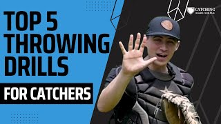 Top 5 Throwing Drills for Catchers amp Drop Your Pop Time [upl. by Wernsman860]