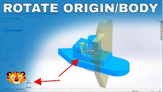 How to Rotate Part in SOLIDWORKS [upl. by Nazario]